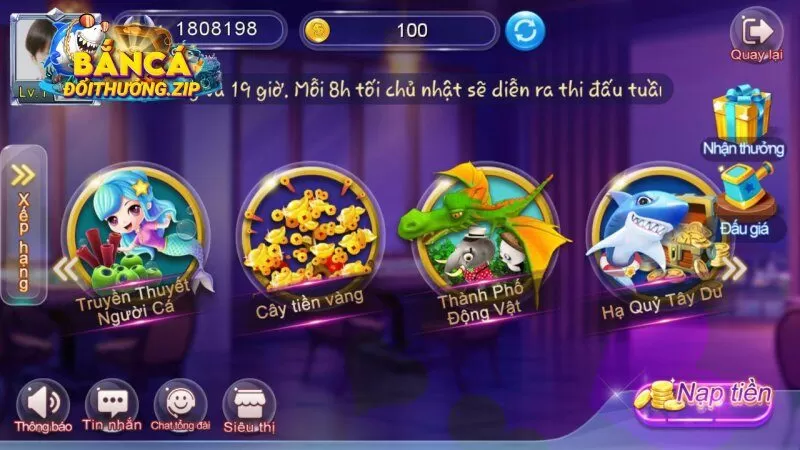 tài khoản nhà cái bắn cá